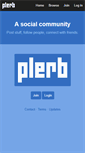 Mobile Screenshot of plerb.com